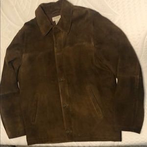J Crew Brown Suede Coat